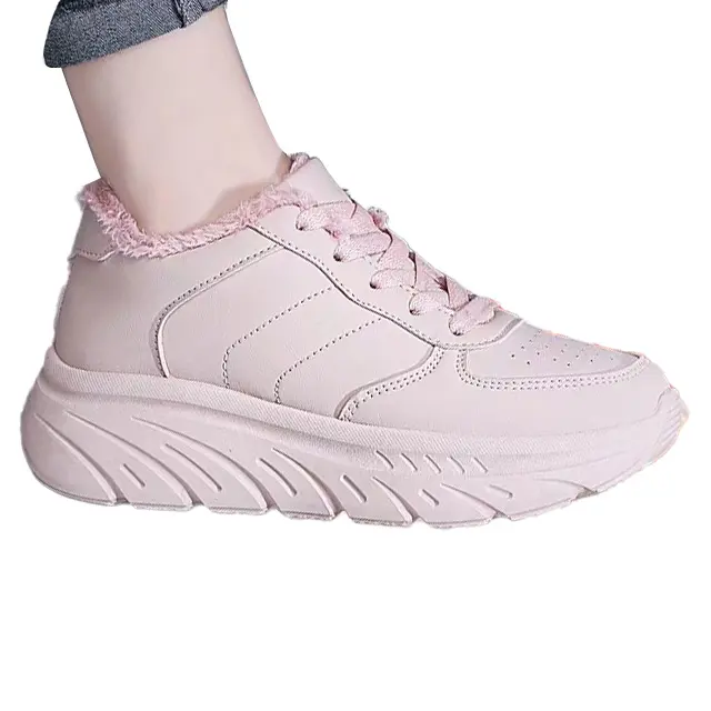 Fashion Daily walking Comfort Platform heel Women Sneaker booties
