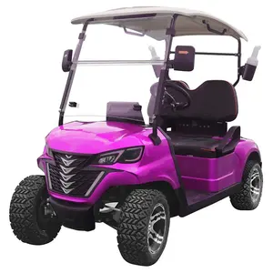 Wholesale new product blue electric golf cart 4 seats 4 wheel vehicle sightseeing electric cars