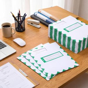 ซองจดหมายแบบมีหน้าต่างสองชั้น ปิดผนึกด้วยกาวในตัว สำหรับสำนักงาน ธุรกิจ ขนาด A3 ซองกระดาษแข็งมีหน้าต่าง - Product Image 3