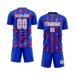 Conjunto de Uniforme de Fútbol Profesional de Manga Corta, Ropa Deportiva Transpirable para Equipo, Kit de Entrenamiento con Pantalones Cortos - Product Image 1