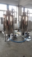 Cuve de fermentation industrielle auto-amorçante pour acétate et acide acétique, destinée aux lignes de production de vinaigre liquide