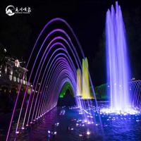 Cascade artificielle extérieure en acier inoxydable, rideau d'eau, mur d'eau, design moderne, durable, utilisation hôtelière