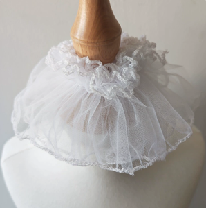 2026 Populaire Chouchou en dentelle plissée en maille douce pour fille, Accessoire capillaire pour enfants, Filet à cheveux en maille pour chignon - Product Image 2