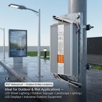Boîtier en aluminium étanche IP67 LEYU CE ROHS pour alimentation LED 200W 12V 16.7A Transformateur AC-DC haute efficacité