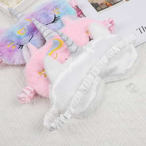 <span class=keywords><strong>Antifaz</strong></span> <span class=keywords><strong>de</strong></span> Peluche con Diseño <span class=keywords><strong>de</strong></span> <span class=keywords><strong>Unicornio</strong></span> <span class=keywords><strong>para</strong></span> <span class=keywords><strong>Niñas</strong></span> y Jóvenes, Personalizable con Logotipo, Bloquea la Luz - Product Image 3