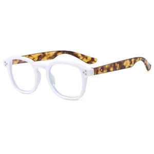 Bon marché, lunettes carrées tendance anti-lumière bleue, dernière conception, lunettes optiques pour femmes, lunettes <span class=keywords><strong>de</strong></span> lecture - Product Image 4