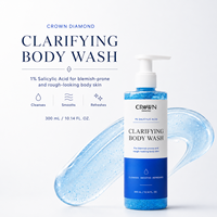 Gel Douche Corporel Parfumé OEM à 1% d'Acide Salicylique Exfoliant Anti-Acné Hydratant Éclaircissant Rafraîchissant Soin Quotidien pour le Corps