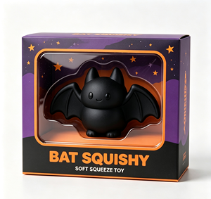 Jouets Squishy Personnalisables Citrouille et Fantôme d'Halloween pour Souvenirs d'Événements, Récompenses Préscolaires et Articles Sensoriels Anti-Stress - Product Image 1