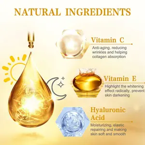 Hyaluronic Acid Serum 30ml Vitamin C Serum Skin Care Lightening Hyaluronic Amino Acid Vitamin E Whitening Face Serum