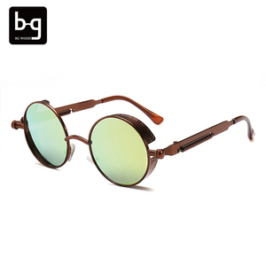 Lunettes de soleil UV400 pour hommes, verres solaires avec monture en métal, style Hip-Hop, très tendance, collection 2019 - Product Image 3