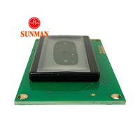 Sunman SMS0401 Código de Segmentos de 4 Dígitos con Punto Decimal, Puerto Serie de Dos Cables, 2.7-5.5V, Bajo Consumo de Energía, Transflectivo Personalizable