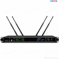 AD4D d'origine professionnelle avec double système de microphone karaoké sans fil Beta58 pour ampli de mélangeur de Performance de musique en direct sur scène