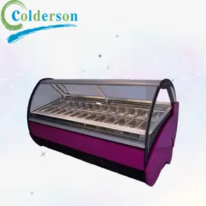 Tezgah üstü mini küçük masa üstü dondurma dondurma camekanlı dolap buzdolabı dondurucu dondurucular dondurma için