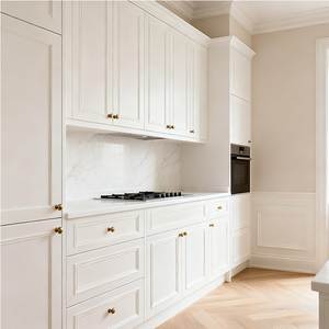 Mobili da <span class=keywords><strong>Cucina</strong></span> Personalizzati in Legno di Rovere Bianco, Ante per <span class=keywords><strong>Cucina</strong></span> in Stile Francese, Prezzo di Fabbrica, Set di Mobili da <span class=keywords><strong>Cucina</strong></span> Moderni - Product Image 3