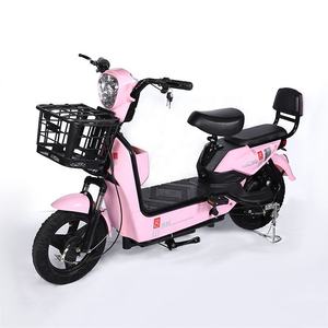 Bicicleta Eléctrica Urbana Rosa de 48V 500W con Pantalla LCD, Motor en la Rueda Trasera, Cuadro de Aluminio, Rueda de 20 Pulgadas y Batería de Litio - Product Image 2