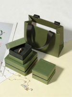 Boîte d'emballage en carton ondulé avec logo personnalisé, fermeture magnétique pour boucles d'oreilles, colliers, bijoux, cadeaux, laminage brillant, estampage