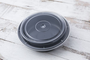 Conteneur alimentaire jetable en plastique PP résistant aux fuites avec couvercle, adapté aux aliments chauds et froids, préparation et livraison de repas - Product Image 2