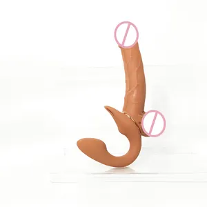 New Double Head dildo cho cặp vợ chồng/thủ dâm thiết bị cho phụ nữ Silicone lớn dildo mặc thực tế dildo Vibrator