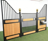 Système de box modulaires préfabriquées pour chevaux, écurie facile à nettoyer, écurie préfabriquée de haute qualité pour l'entraînement équestre