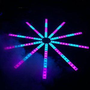 <span class=keywords><strong>Barra</strong></span> de Luces LED RGB de 14*3W con Control DMX, Iluminación de Pared para Discotecas, Fiestas, Escenarios, Focos con Base E27 para Uso Diurno - Product Image 6