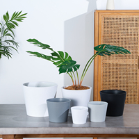 Pot de fleurs minimaliste, pots pour plantes, décoration de table de bureau, pots de jardin de haute qualité, pots à fleurs en plastique épais