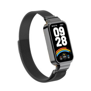 Bandas de reloj milanesas magnéticas de lujo para Xiaomi <span class=keywords><strong>Mi</strong></span> <span class=keywords><strong>Band</strong></span> 9 Active Quality <span class=keywords><strong>2</strong></span> en 1 Caja de metal + Correas de metal para <span class=keywords><strong>Mi</strong></span> <span class=keywords><strong>Band</strong></span> 9 Active - Product Image 6