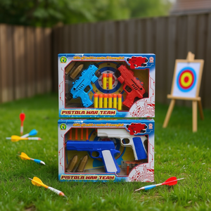 Pistola de juguete War Team con dardos y diana de 38x25x5 cm para niños a partir de 3 años - Product Image 3