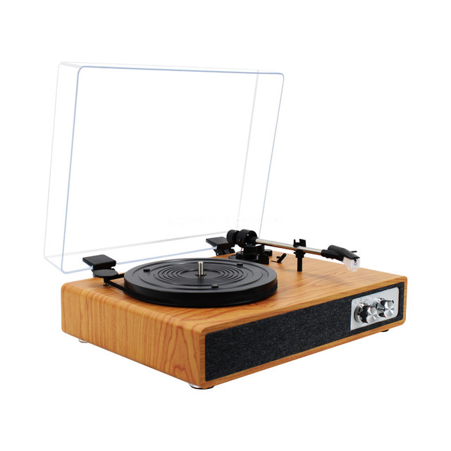 Made in China Gramophone Record Player Blue Tooth Record Player New Vinyl Record Player with Dust Cover