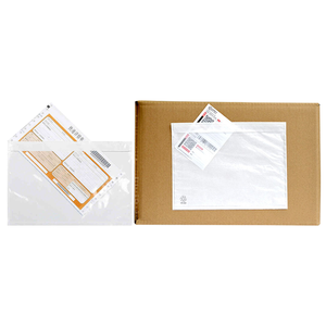 Sobres de lista de embalaje autoadhesivos transparentes, bolsa de envío/Correo, bolsas cerradas para recibos de embalaje, facturas - Product Image 1