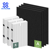 Pré-filtre à charbon actif FX HRF-A300, remplacement pour les purificateurs d'air Honeywell HPA300, HPA304, HPA3300, HPA5300, HPA8350