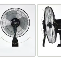 Vente en gros 16 pouces humidificateur à ultrasons télécommande intérieur/extérieur refroidissement eau brume ventilateur piédestal pour usage domestique RV