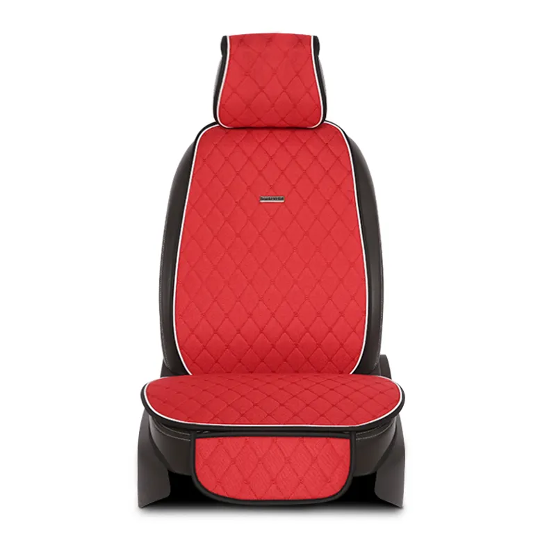 Warm And Comfortable Car Seat Cushion Linen Waist Car Seat Cover with Low price