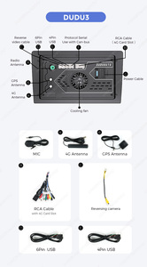 DUDU3 8581 Android Car-play Auto QLED Touch Screen Car Radio For Head Unit <strong>9</strong> <strong>Inch</strong> 10Inch Radio