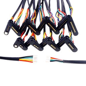 磁性Pogo引脚连接器USB充电电缆数据2 3 4 5 6 7 8 9极<span class=keywords><strong>2.2</strong></span>毫米网格3A防水垫线束 - Product Image 3