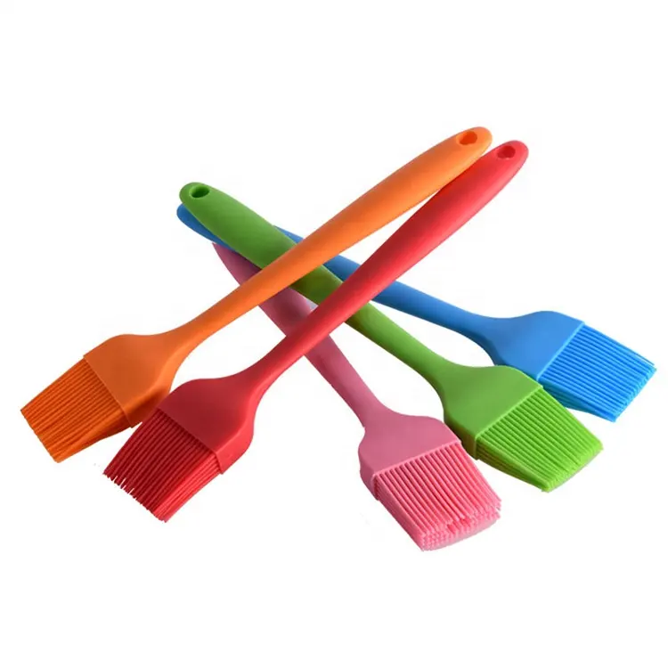 Big size food grade silicone pastry oil brush kitchen cooking silicone basting butter brush