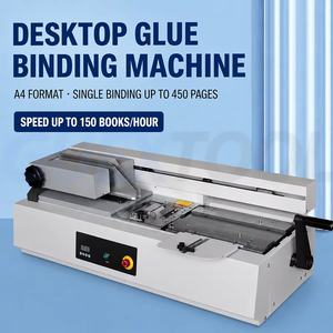 Automatic Desktop Small Glue <b>Binding</b> <b>Machine</b> Hot Melt Glue Particles <b>Binding</b> <b>Machine</b> for Bidding Documents Books Papers Reports - Product Image 2