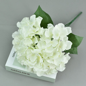 Ramo de flores al por mayor de fábrica, Hortensia de seda <span class=keywords><strong>artificial</strong></span>, ramo de decoración para el hogar y la boda - Product Image 6