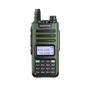 Baofeng Uv13pro Talkie-walkie 435-155mhz Ip65 Vert Militaire Appareil de Communication Extérieur - Product Image 3