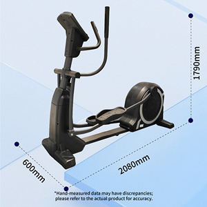 Appareil de fitness commercial haut de gamme : Elliptique de marche à système double revêtement pour entraînement intensif - Product Image 4