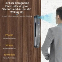 Serrure de reconnaissance d'empreintes digitales de haute sécurité avec la serrure intelligente automatique de visage d'oeil de chat