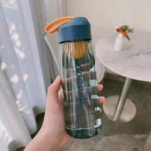 Portable <b>Water</b> <b>Bottle</b> With <b>Filter</b> And Measurement Outdoor Use Plastic Travel Cup For Men Women Students - Product Image 3