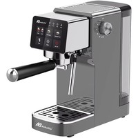 Machine à café expresso AnbolifeOEM&ODM Home Café 20 bars, commande tactile, acier inoxydable, pour cappuccino et latte, chauffage rapide, argent