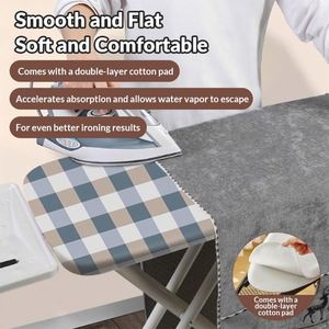 Housse de planche à repasser en pur coton, couche résistante à la chaleur, rembourrée, anti-décoloration, pour la blanchisserie d'hôtel - Product Image 2
