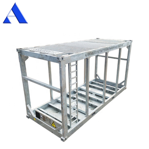 Dérapage de cadre de levage de conteneur offshore standard de 20 pieds DNV 2.7 galvanisé à chaud - Product Image 6