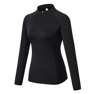 Femmes Training Hogwear Chemises pour femmes Manches longues Quarter Zip Pullover Tennis T-<span class=keywords><strong>Shirt</strong></span> Lightweight Running Hiking Tops - Product Image 6