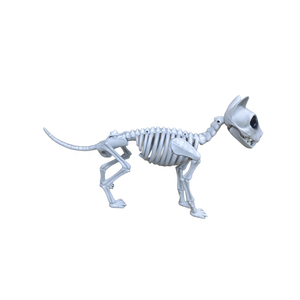 Halloween <b>Plastic</b> Activity Skeleton Cat <b>Animal</b> Skeleton Halloween Horror Decor - Product Image 6