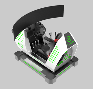 GT4 Ultra Race F1, Simulador de Carreras con 3 Pantallas, Realidad Virtual Patentada, Juego Completo de Cabina de Conducción Moza - Product Image 3