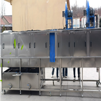 Machine de lavage et de séchage de palettes et paniers industriels 1000 kg/h SUS304 Système de nettoyage automatique à haute pression à eau chaude