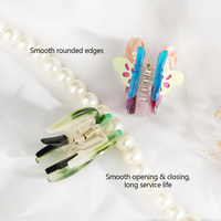 Vente en gros de mini pinces à cheveux en acétate, pinces à cheveux mignonnes en forme d'escargot, d'abeille, d'oiseau, de papillon pour femmes et filles, accessoires