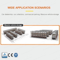 Système de stationnement vertical hydraulique pour SUV triple, capacité 3000 kg, avec groupe d'alimentation 5,5 kW